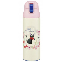Kiki delivery's service Water Bottle One Push Jiji Guirlande de fleurs 500 ml